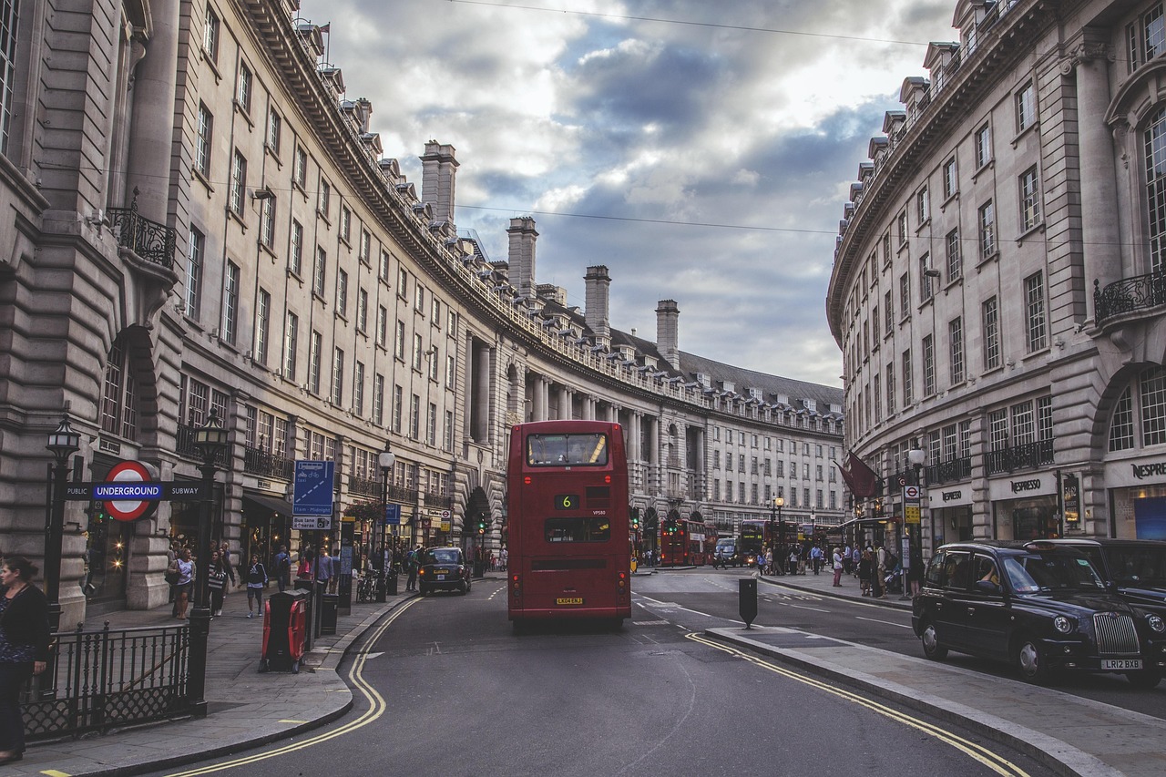 a central London street near Hackney, London